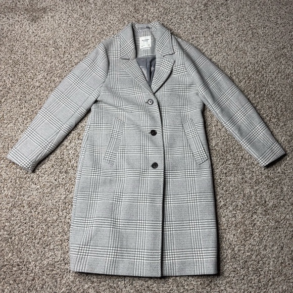 Abercrombie & Fitch Dad Coat Size Large Petite - Picture 5 of 10